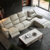 sofa da bo thư giãn chỉnh điện nhập khẩu s219