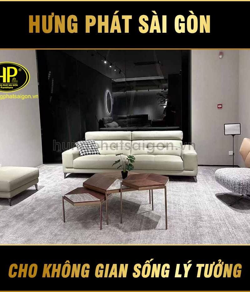 Sofa da cao cấp nhập khẩu sang trọng TL-1121