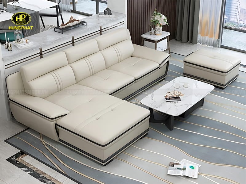 sofa da cho phòng khách hd-94