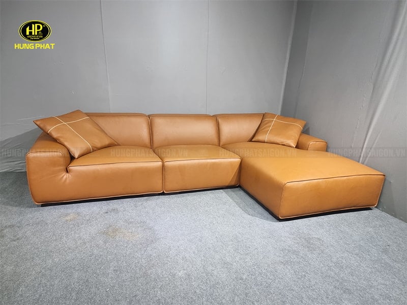 sofa da góc phòng khách hd-102