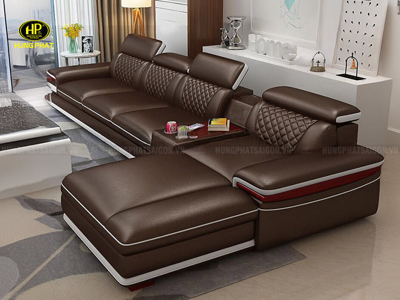 sofa da hiện đại HD-43