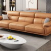 sofa da hiện đại h-116