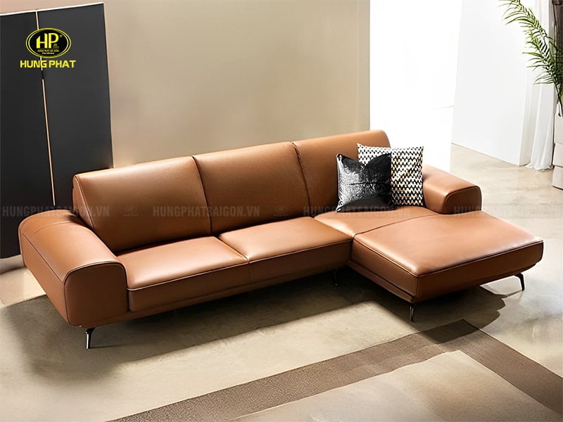 sofa da mẫu mới hiện đại hd-29