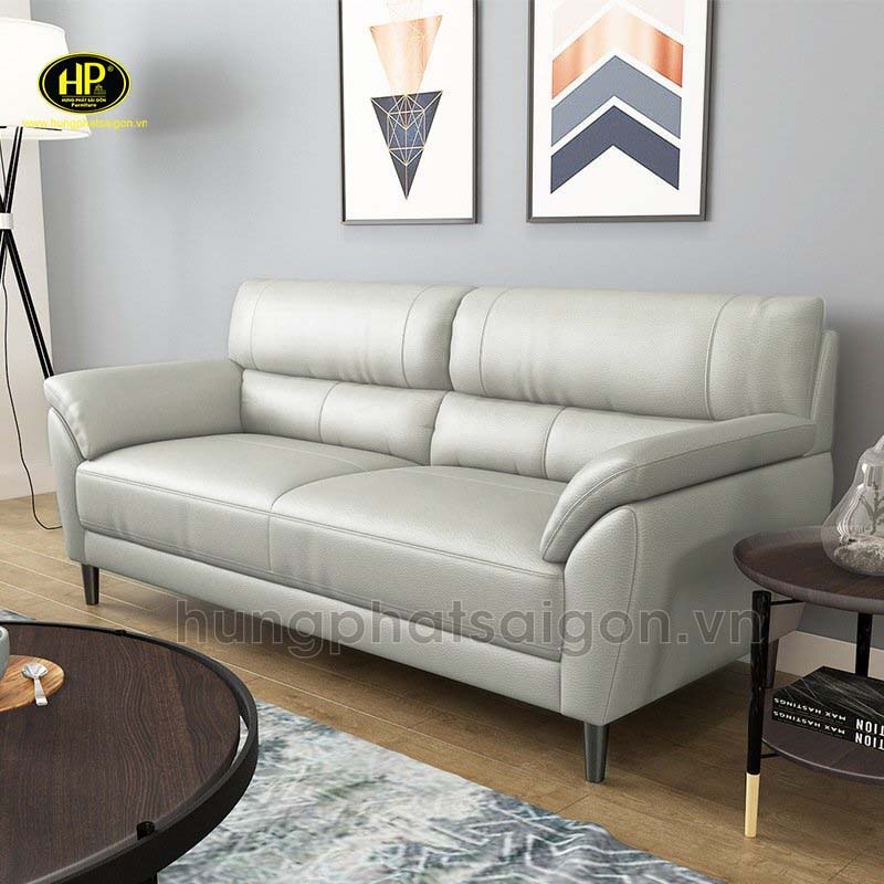 Sofa da màu trắng H-302