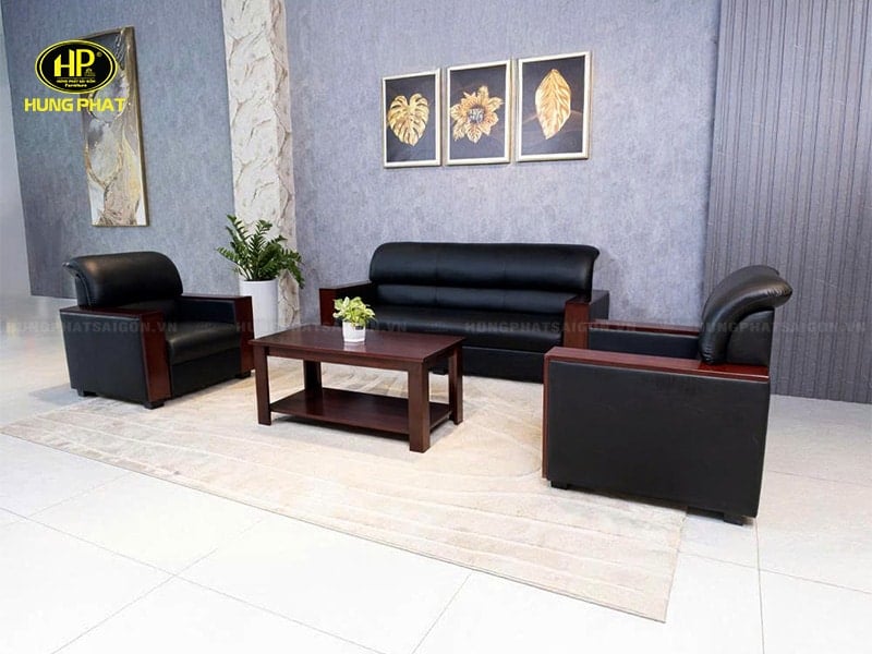 sofa da văn phòng h-22