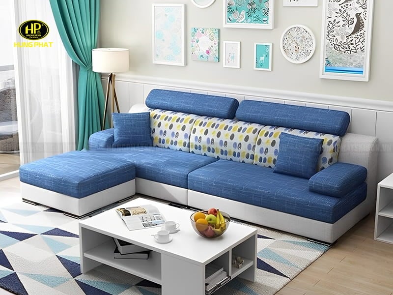 sofa góc vải h-273