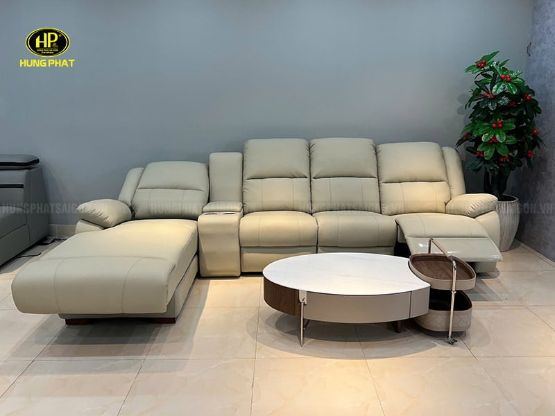 sofa thư giãn da bò cao cấp s219