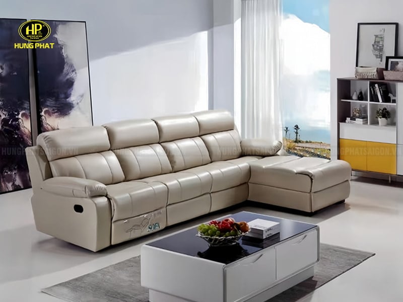 sofa thư giãn da bò nhập khẩu nk-825