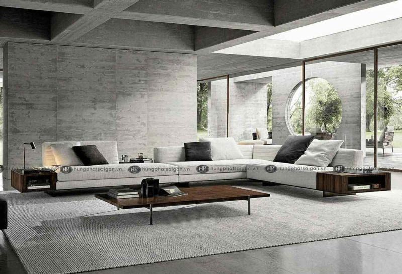 Sofa vải nhung cao cấp MX136