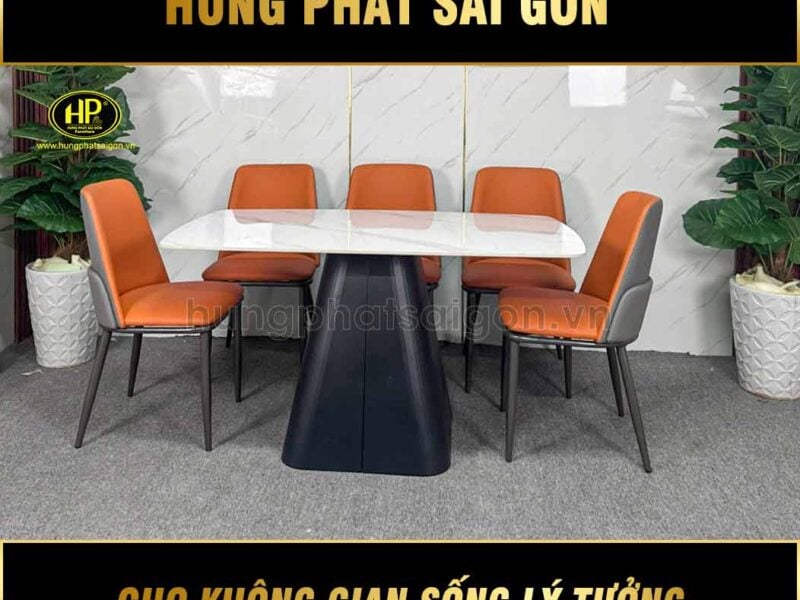 Bộ Bàn Ăn Cao Cấp 6 Ghế BA-41