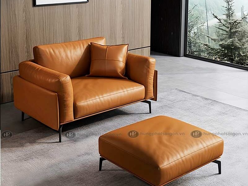 Bộ bàn ghế sofa phòng khách nhỏ sang trọng H-312