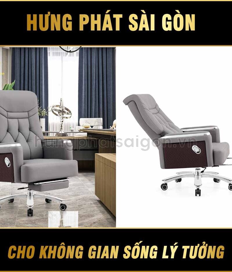 Ghế làm việc lãnh đạo da cao cấp A2309