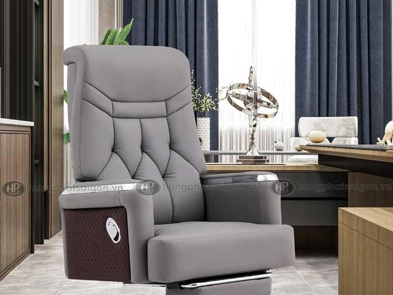 Ghế làm việc lãnh đạo da cao cấp hiện đại A2309