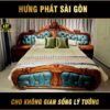 Giường ngủ tân cổ điển gỗ tự nhiên B06