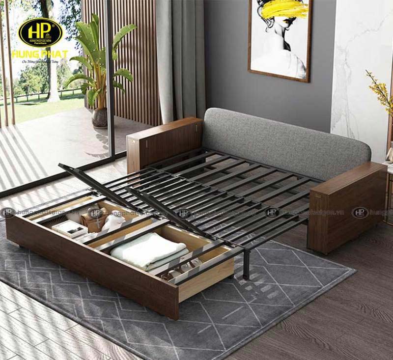 Sofa giường có ngăn kéo đa năng GK 980