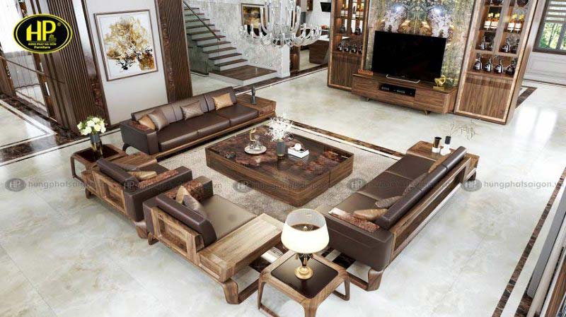 Sofa gỗ có giá thành khá cao