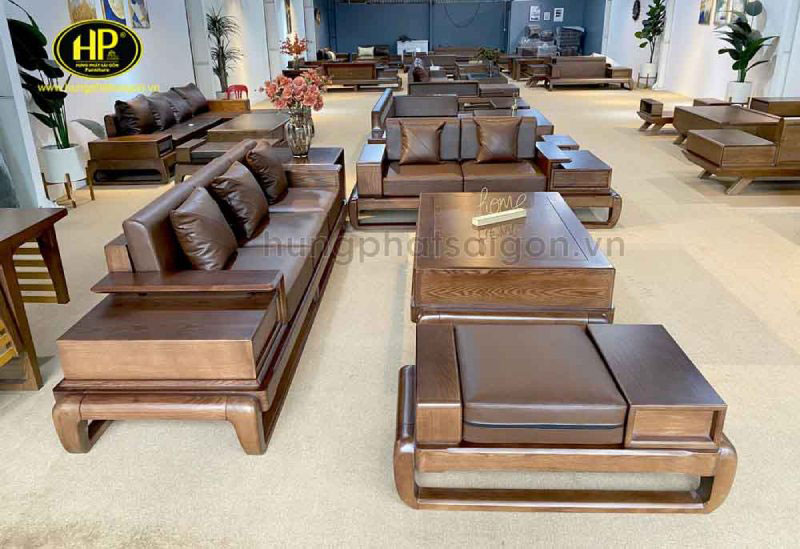 Sofa gỗ phù hợp với nhiều không gian