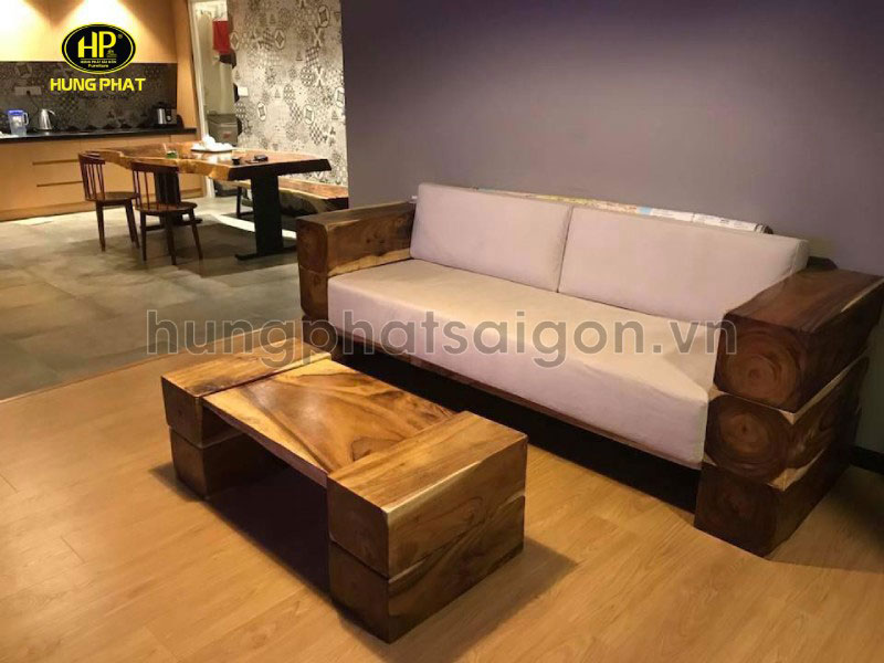 Sofa gỗ trắc
