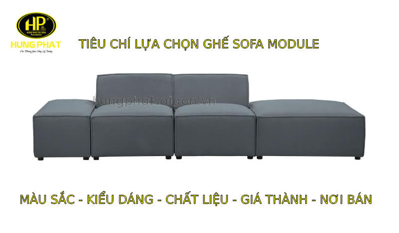 Tiêu chí lựa chọn ghế sofa module