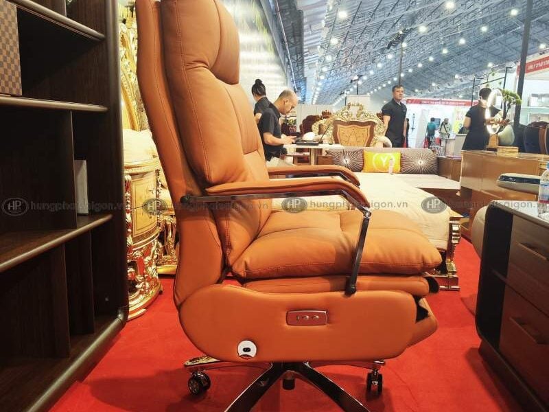 Ghế giám đốc da bò nhập khẩu HZ-6408