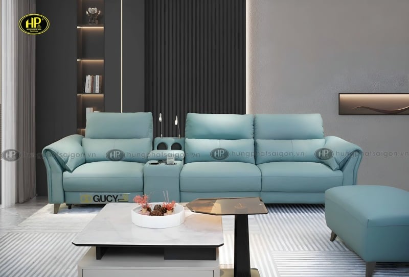 Sofa da bò ý nhập khẩu thư giãn GC-3017