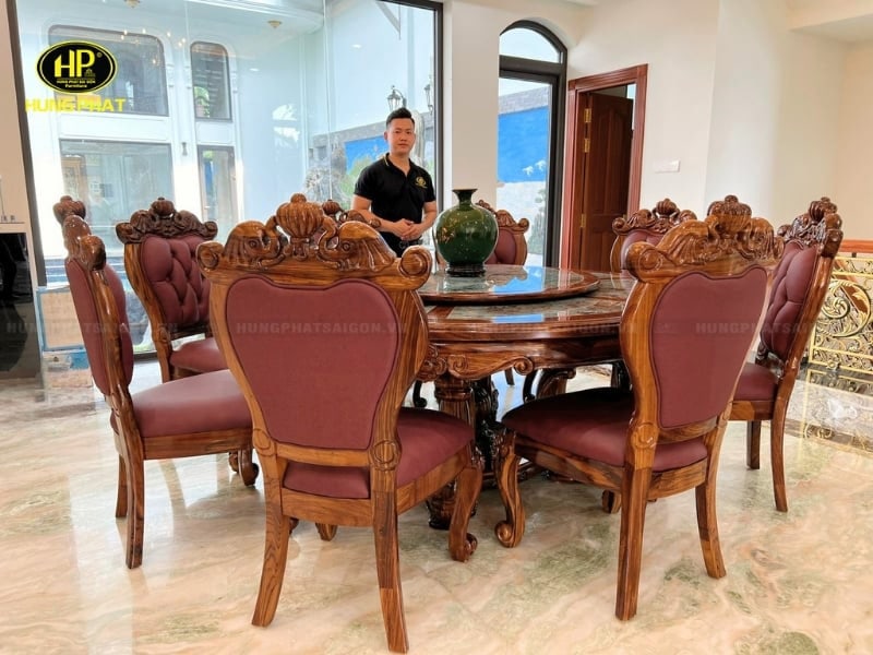 ảnh thực tế bộ bàn ăn ba-b006