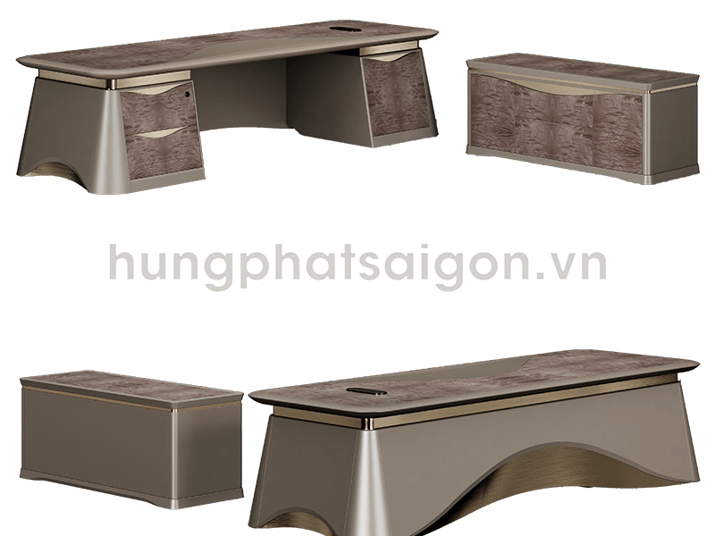 Mặt trước và sau bàn giám đốc 21003-Z32