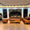 combo ghế sofa gỗ hương đá hiện đại hh-45