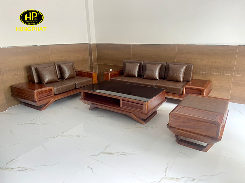 sofa gỗ hương đá HH-45