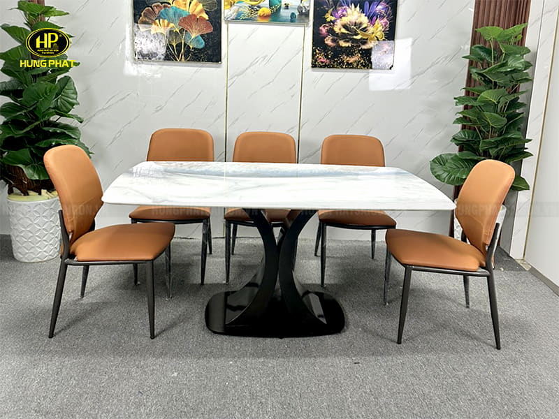bộ bàn ăn 6 ghế nhập khẩu ba-42