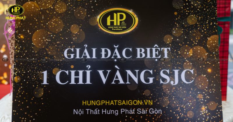 Giải đặc biệt 1 chỉ vàng SCJ tất niên 2023