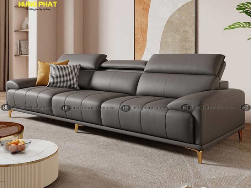 ghế sofa da hiện đại h-17