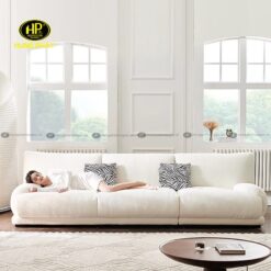 Sofa Băng Vải Lông Cừu Phong Cách Bắc Âu H-114