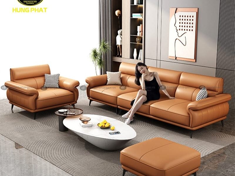 Sofa da hàn quốc H-115
