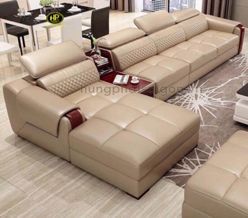 Ghế sofa da hiện đại H-2620