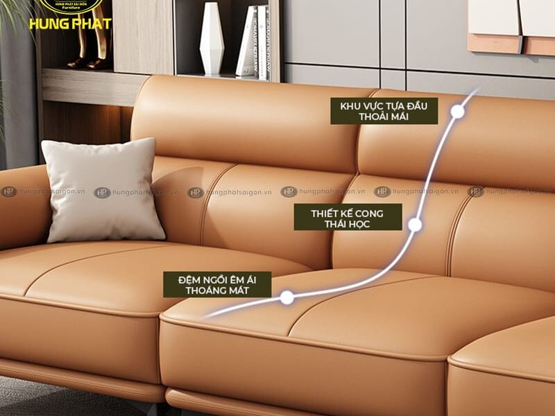 Tinh năng nổi bật sofa da H-115