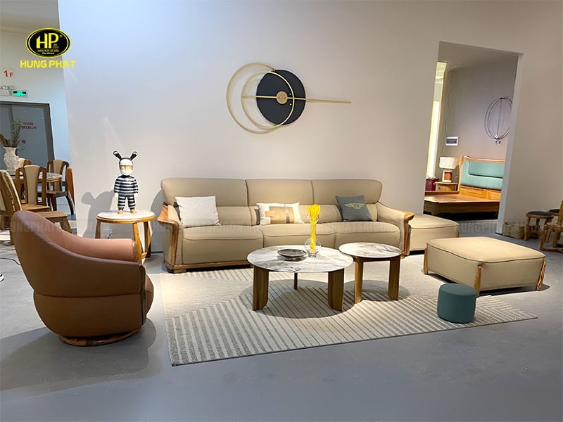 ghế sofa da bò nhập khẩu cao cấp 5159