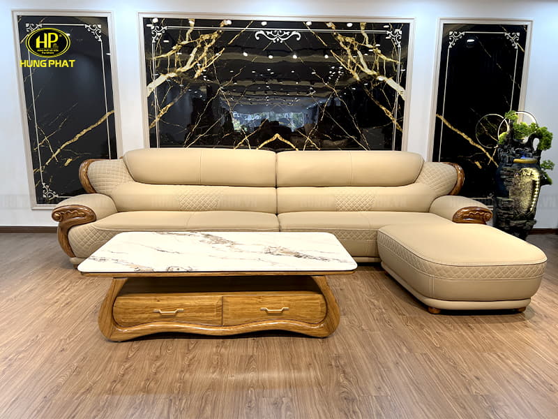 ghế sofa da bò nhập khẩu cao cấp wj160