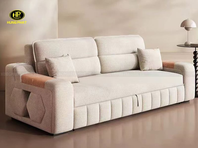 ghế sofa giường vải lông cừu cao cấp g-40