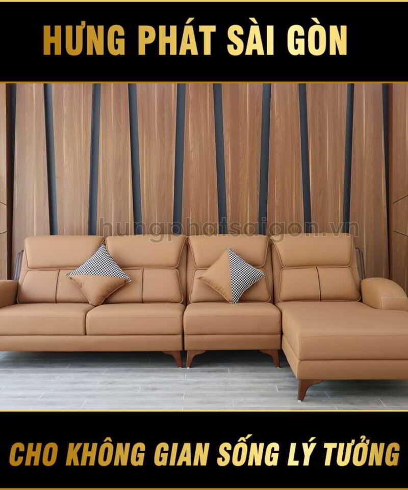 Sofa Gỗ Sồi Nga Góc L cao Cấp HS-401