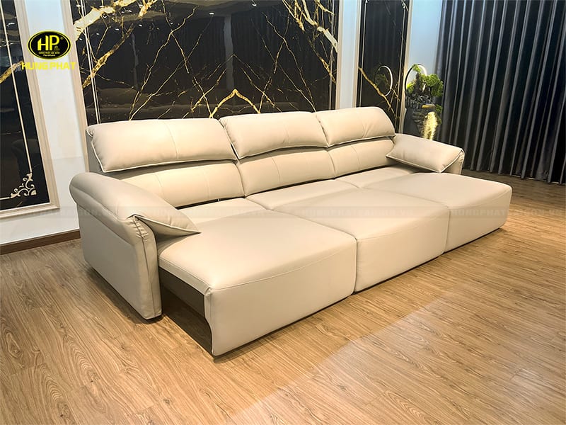ghế sofa thư giãn chỉnh điện da bò s-112