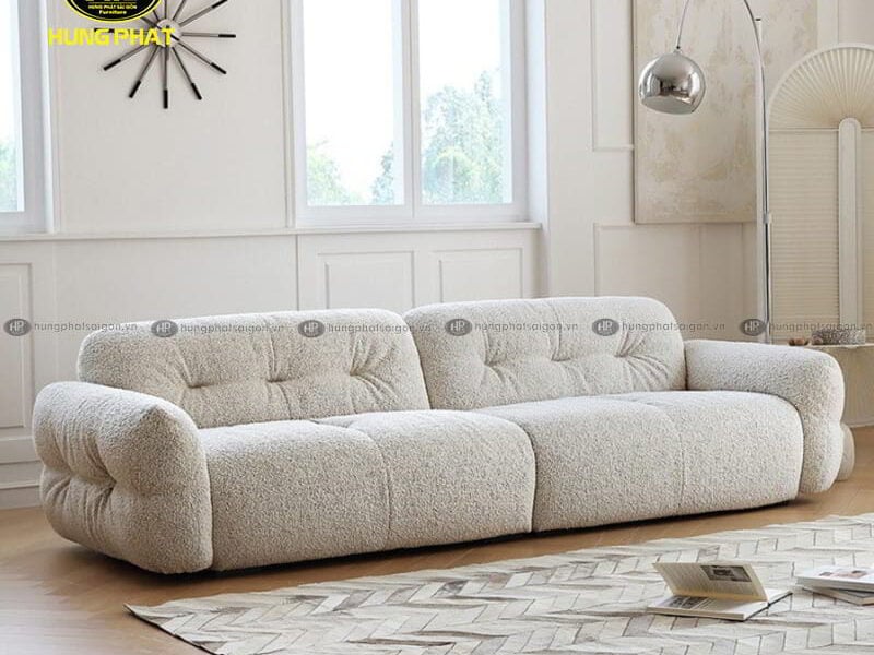 sofa băng vải lông cừu H-319