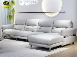 Sofa góc chỉnh điện da bò cao cấp GC-3039