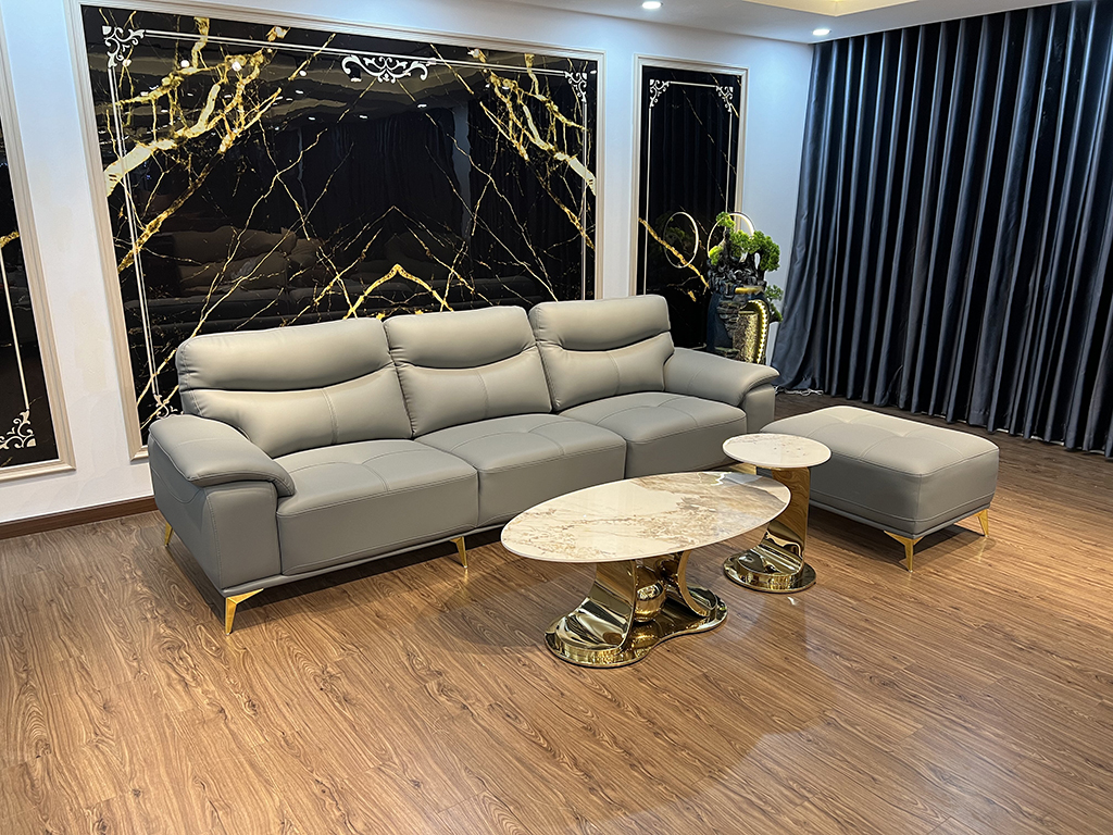 sofa da công nghiệp chống trầy H-8276B