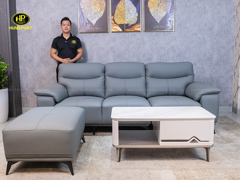 sofa da phòng khách h8276B