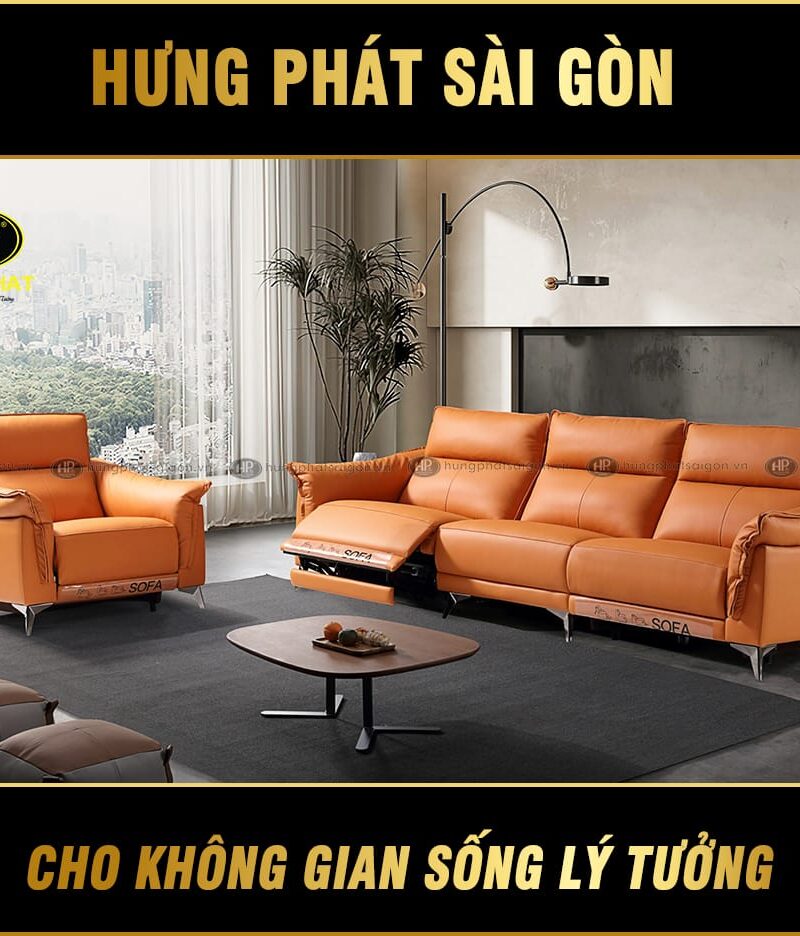 Ghế Sofa Thư Giãn Chỉnh Điện Da Bò G906