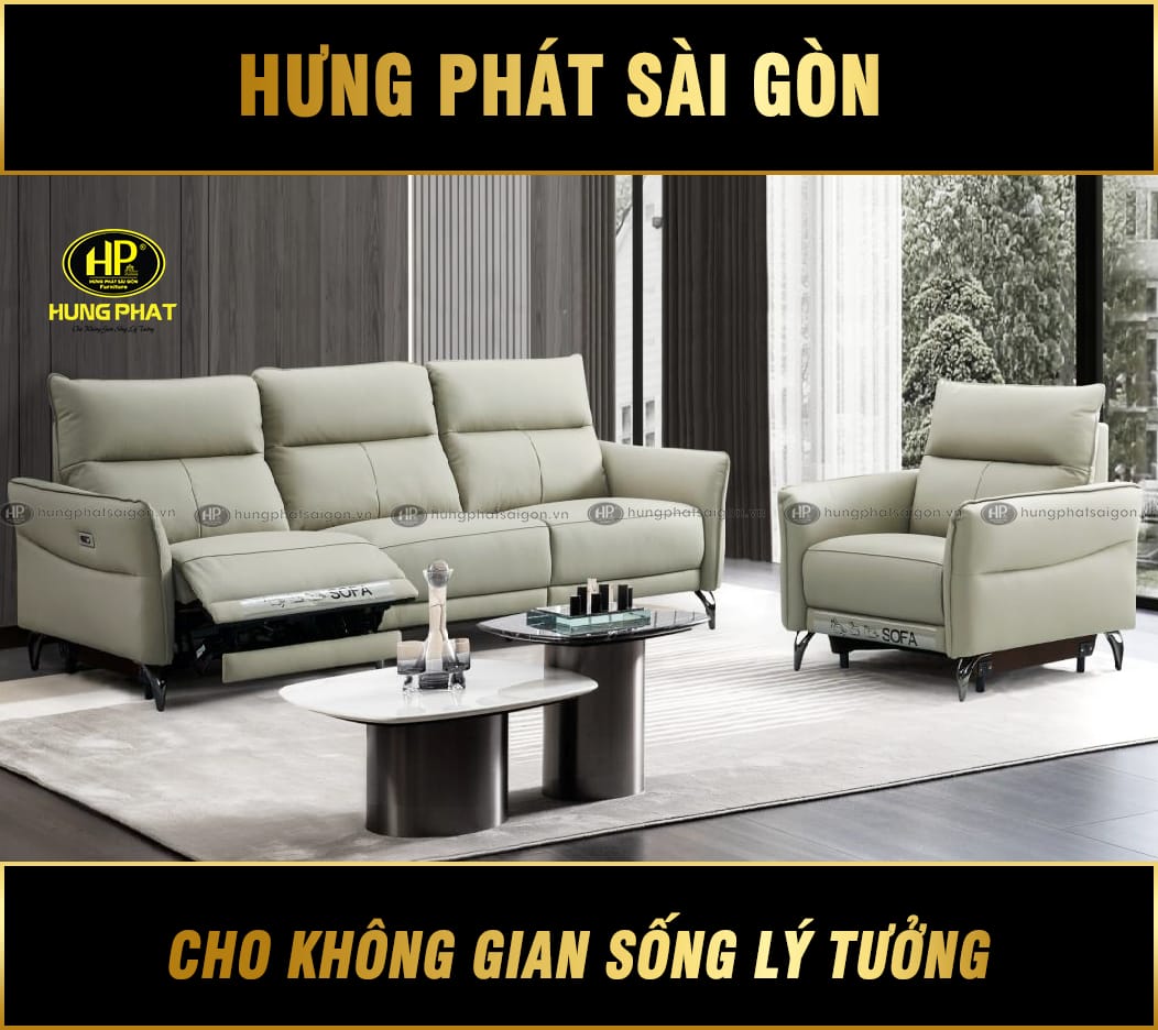 Sofa Da Bò Chỉnh Điện Thông Minh G901