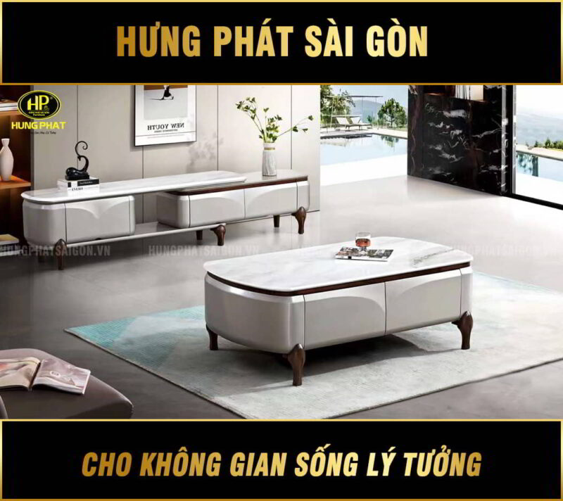 Bàn sofa mặt đá hiện đại B38