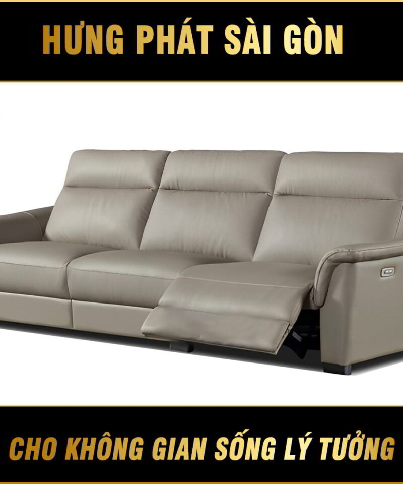 Sofa thư giãn chỉnh điện da bò Ý S162D