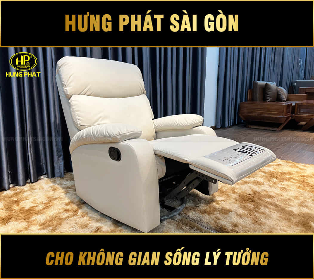 Ghế sofa thư giãn màu xám G-01-X